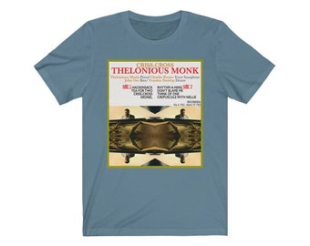 Thelonious Monk Tee Shirt, Jazz Artist Shirt, Retro Graphic