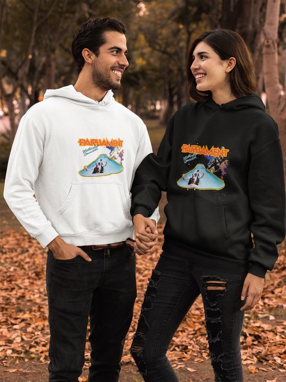 Hooded Sweatshirt, Hoodie for Men, Women, Parliament Band Graphic Print, Funk, Soul Music, Aesthetic, Retro, Hip