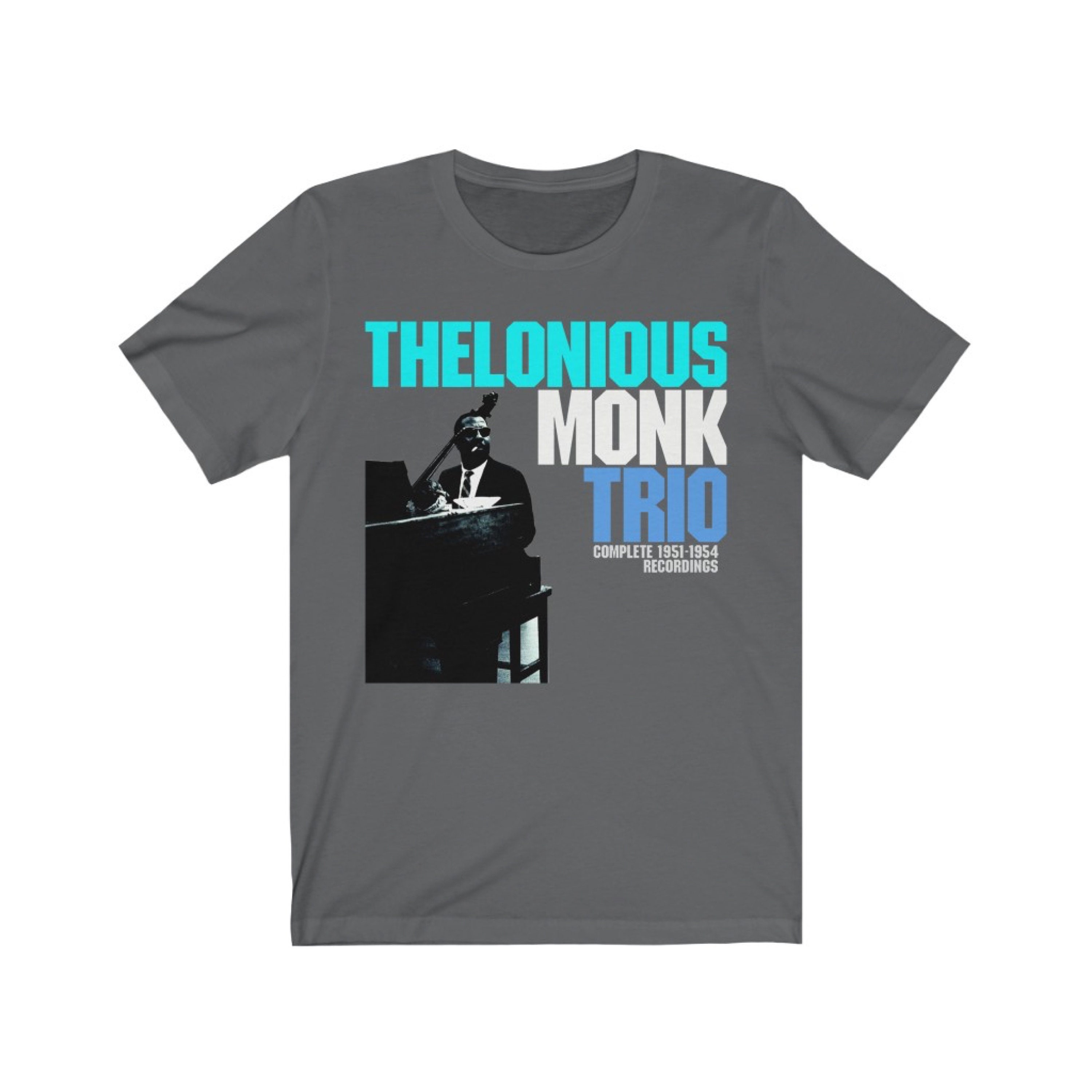 Maglietta Thelonious Monk retro vintage musica jazz per pianoforte stampa grafica della copertina dell album unisex nera artista magliette della band Etsy Italia