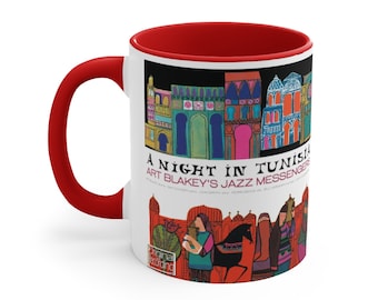 Taza de café Jazz Music Lover Gift, Idea de regalo, Jazz Messengers Graphic