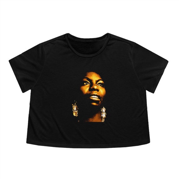 Crop Top Nina Simone Tshirt Cantante nera Music Legend Etsy Italia