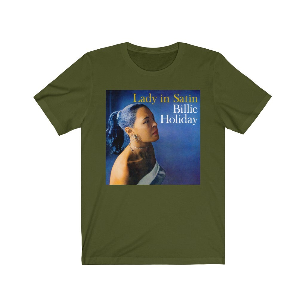 Billie Holiday Tee, Jazz Singer, Vintage, Retro Graphic