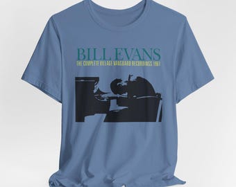 Bill Evans Piano T-shirt | Jazz Music Tees | Music Apparel - Etsy