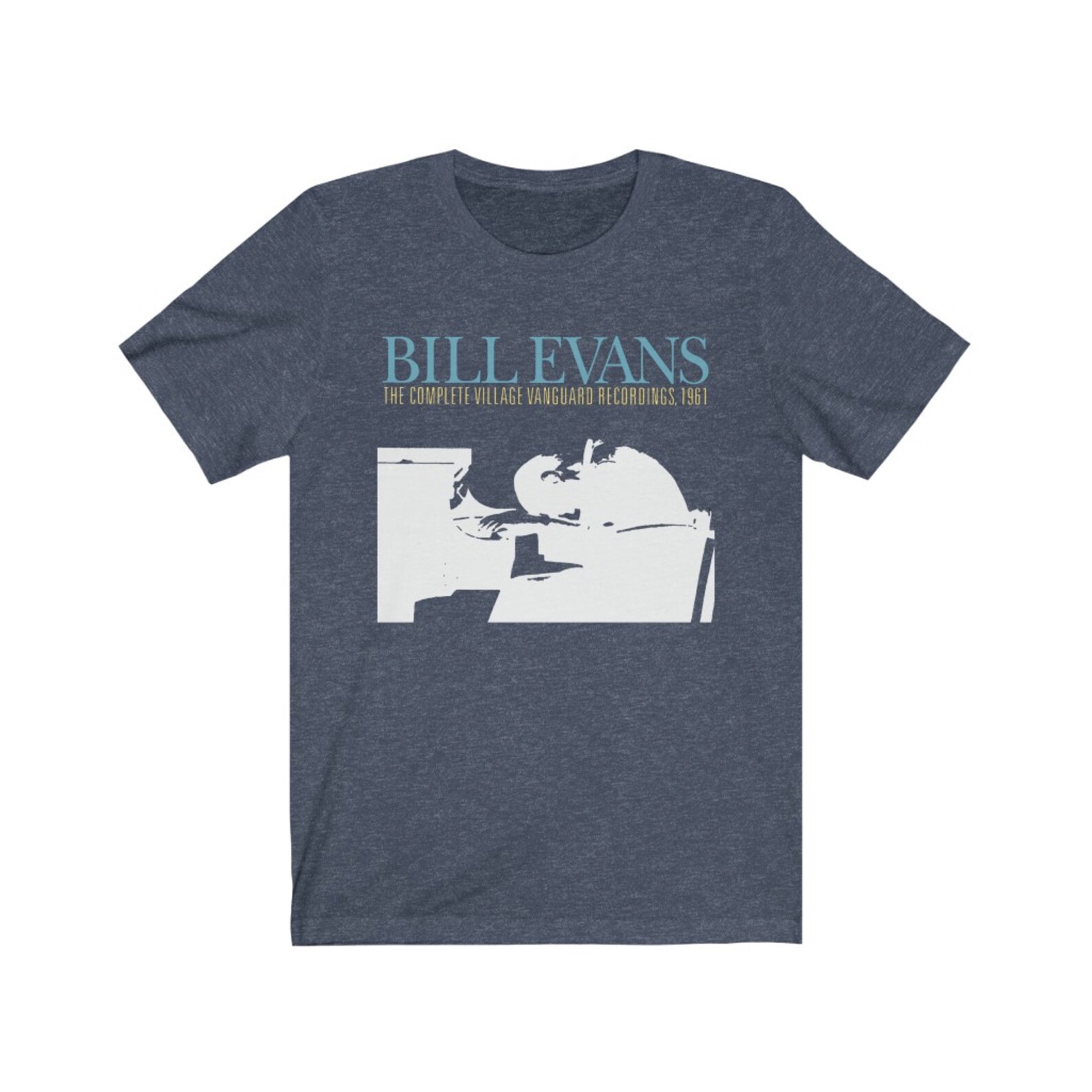 Bill Evans T Shirt Jazz Piano Album Cover Artwork Graphic Etsy