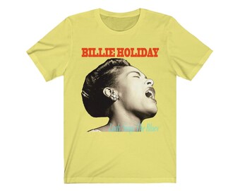 Billie Holiday Jazz T Shirt Graphic Print Vintage Unisex
