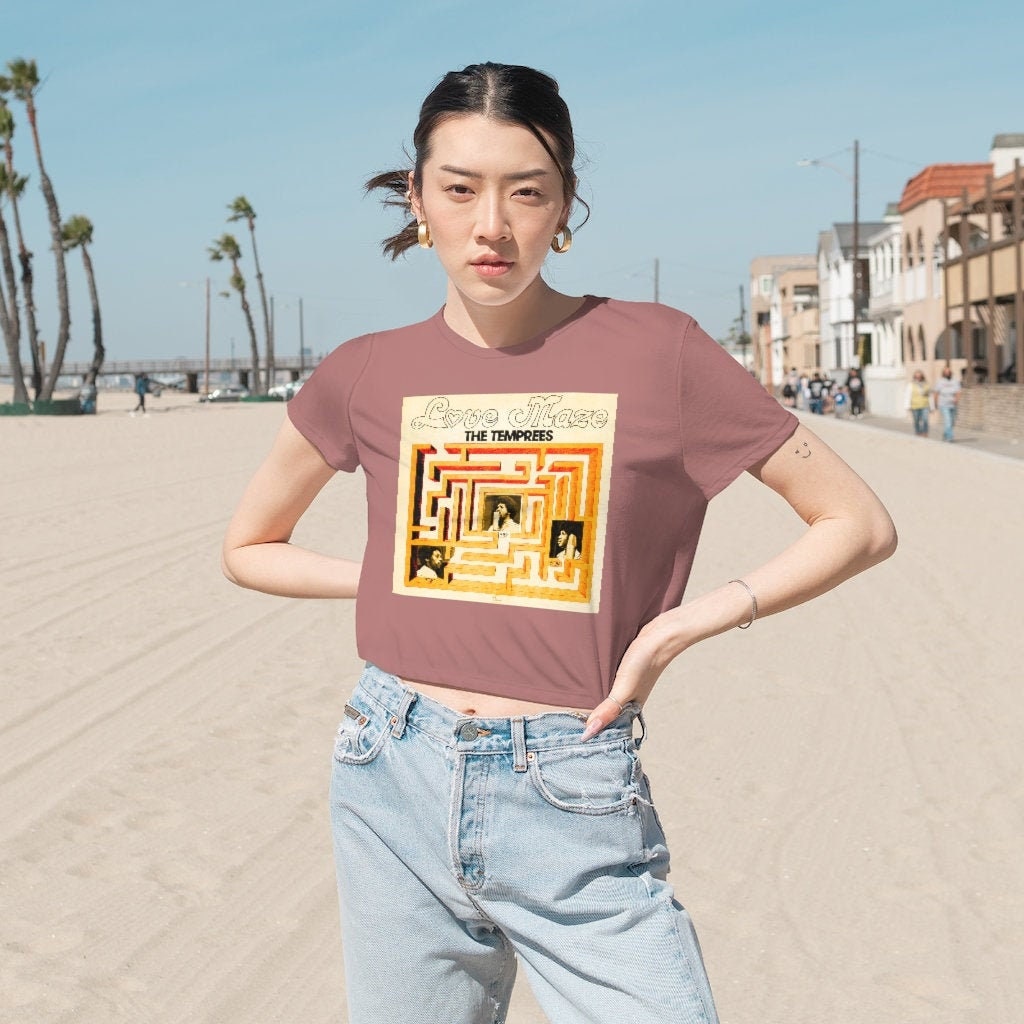 Crop Top / Retro Graphic Print / Band Shirt for Women / the