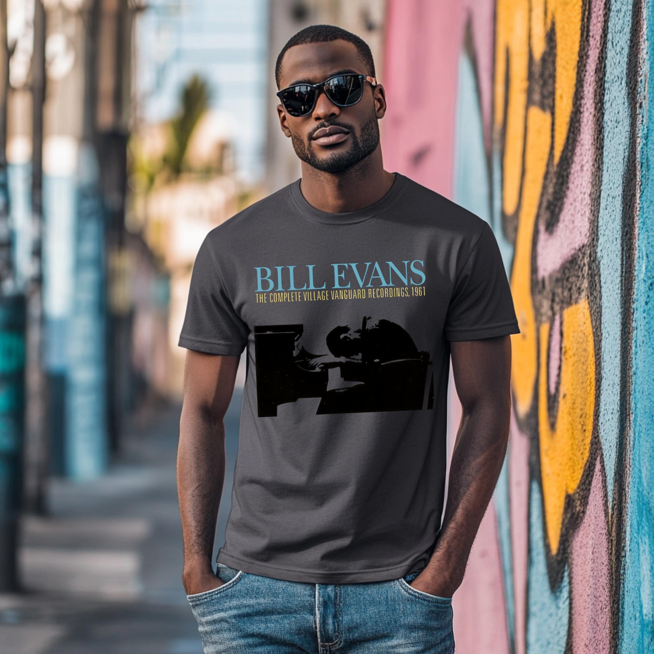 Bill Evans Jazz Piano T-shirt | Retro Music Band Tee | Gifts for