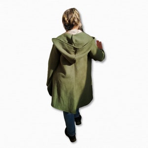 damen mantel hinten länger