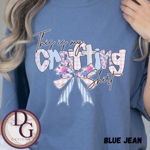 Crafting T-Shirt Geschenk für Handwerker, kreatives DIY Maker Shirt, handgefertigtes Artsy T-Shirt, Unisex Comfort Colors Craft Room Essential Apparel