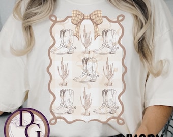 Rustic Cowboy Boots T-Shirt | Western Style Graphic Tee | Unisex Country Music Shirt | Vintage Cowgirl Cowboy Outfit Top