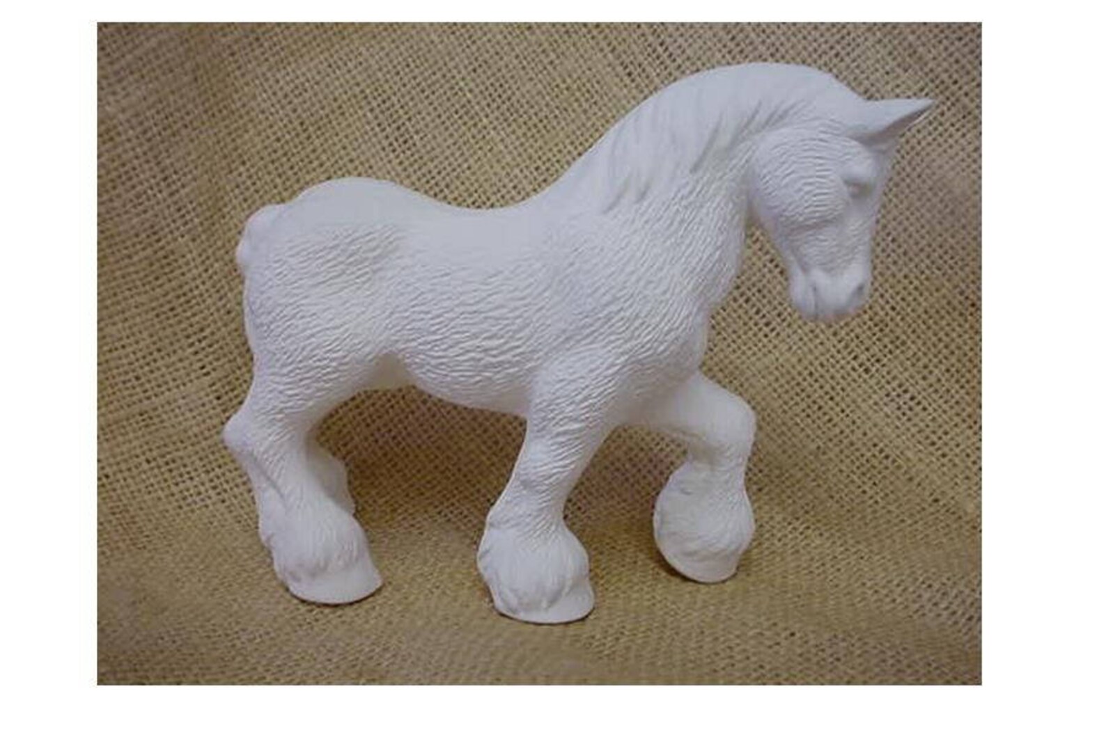 Horses in Bisque Ready to Paint Ceramics Clydesdale Etsy