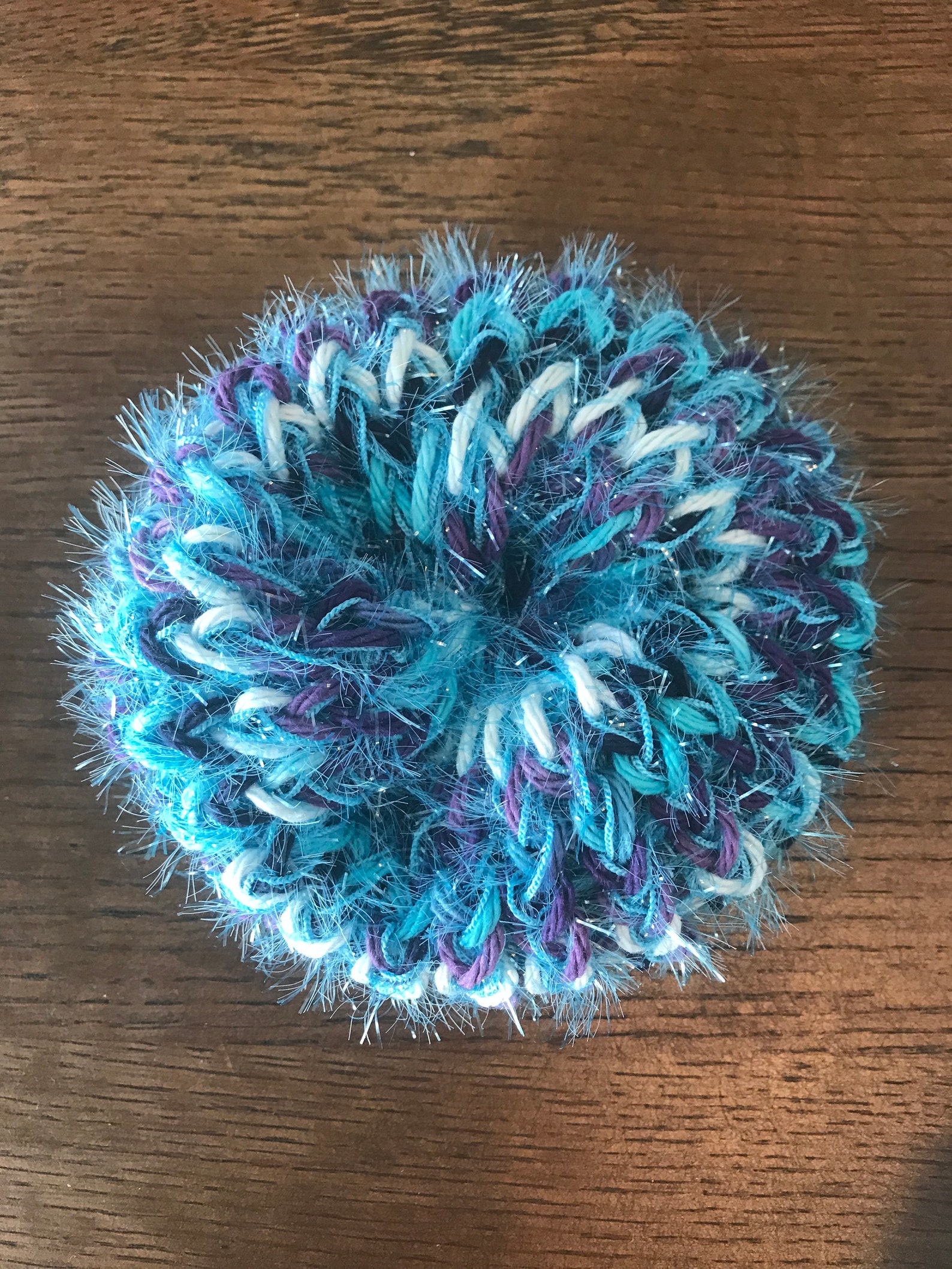 Set of 3 Handknitted Dish Scrubbies Etsy