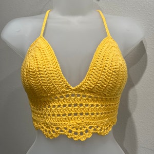 Crochet Boho Crop Top/Summer Top/Festival Top