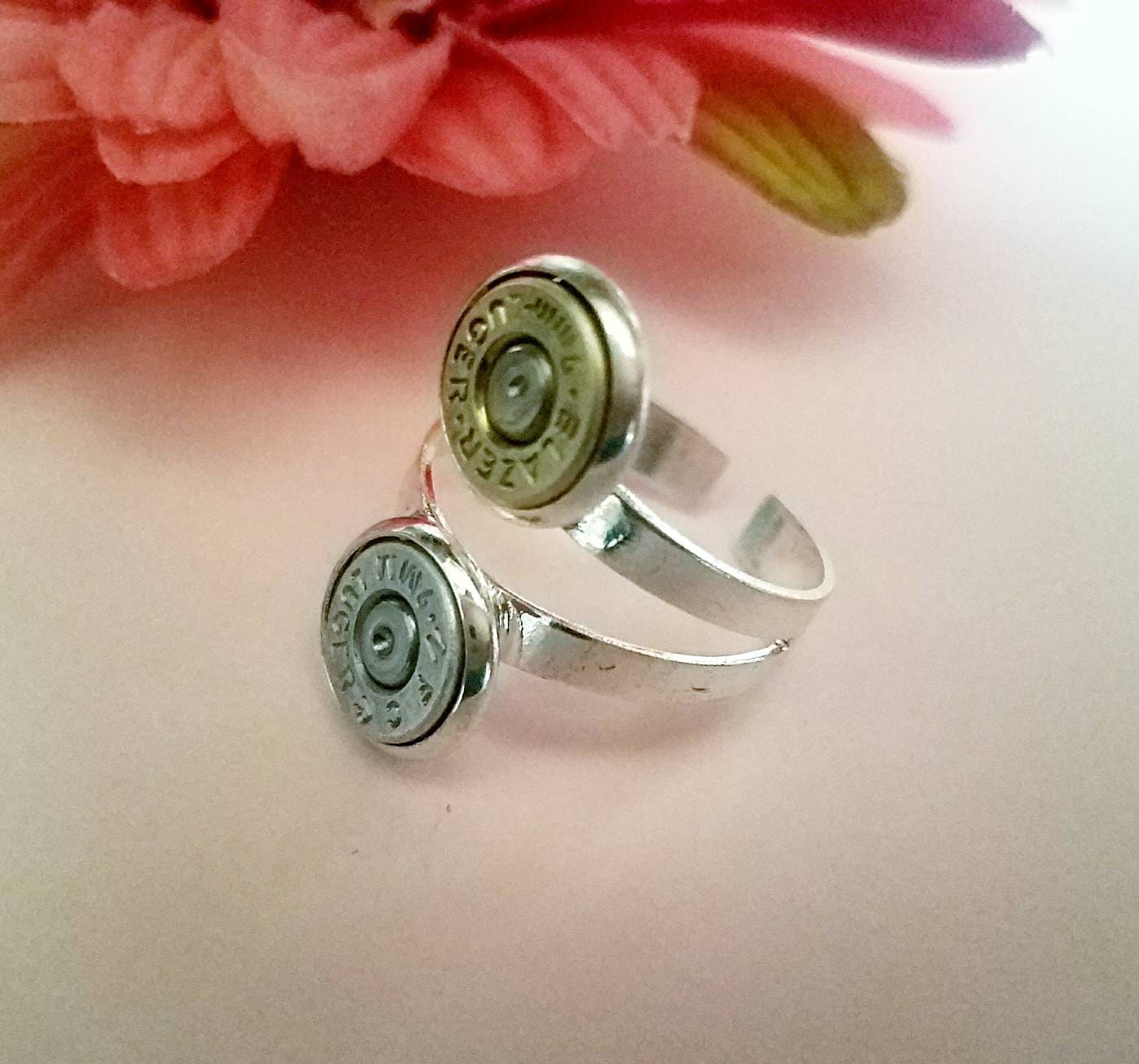 Bullet Bloom Bullet Rings Jewelry Southern Bullets Gold Brushed
