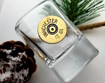 Shotgun Shell Shot Glass 12 Gauge - gift for him - ammo