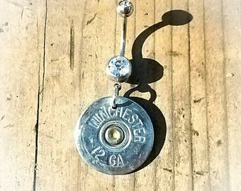 12 Gauge Shotgun Belly navel ring