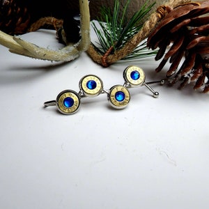 Barrette en forme de balle de 9 mm - Bijoux balle pour femme - Cadeaux pour elle