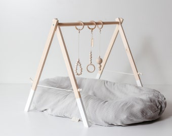 wooden baby gym etsy