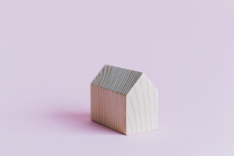 wooden house blocks