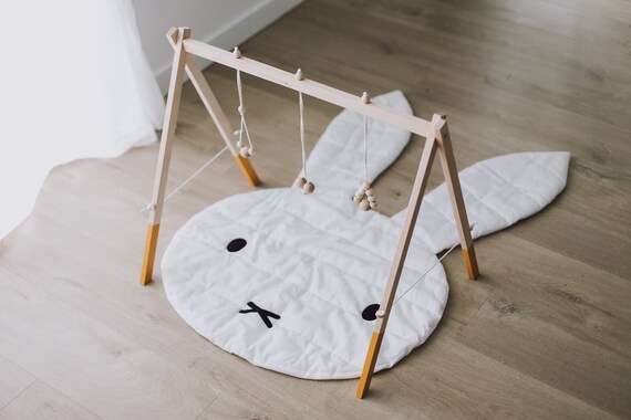 etsy wooden baby gym
