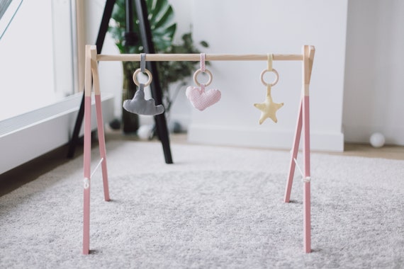 rose en bois pour bébé gym salle de jeu pour les filles | etsy