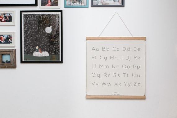 Uppercase Letters Lowercase Letters Alphabet Canvas - Etsy