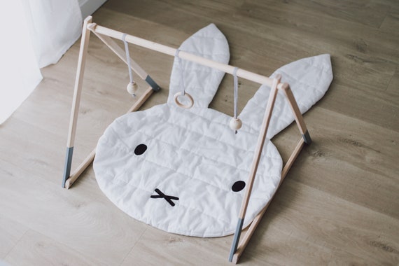 baby play gym grey