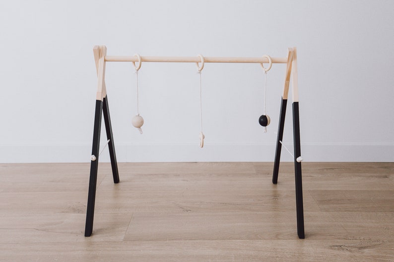 etsy wooden baby gym