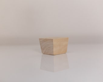 Patas de madera para muebles hechas a mano: fresno, roble y abedul - Decoración DIY (sin terminar)