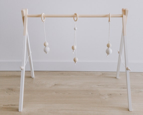 wooden baby gym etsy