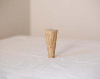 Hand Turned Wooden Furniture Legs: Baltic Birch, Ash, or Oak
