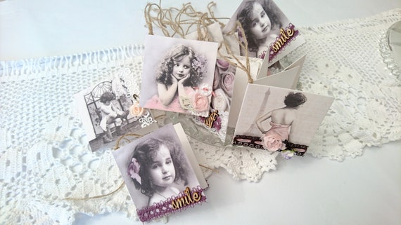 Mini Carte Vierge Carte De Vœux Vintage Style Vintage De Etsy