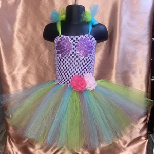 Under the Sea Mermaid Tutu Dress Costume, Princess Ariel Inspired Dress pour les tout-petits, costumes pour bébé fille, cosplay