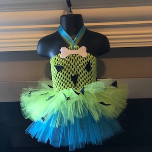 Baby Pebbles Flintstone Costume Historical Stone Age Cave Man Outfits for Baby Girls Boys Caveman Cavegirl Party Photo Shoot