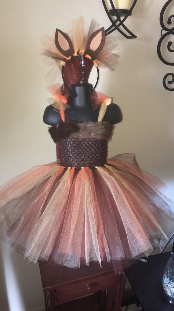 Brown Lion Tutu Dress Costume for Baby Girl, Princess Nala Tutu