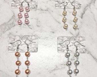 Swarovski Pearl Earrings • Drop Earrings • Swarovski Earrings • Swarovski Pearl Drop Earrings