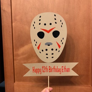 Friday 13th Jason Voorhees’s Cake Topper