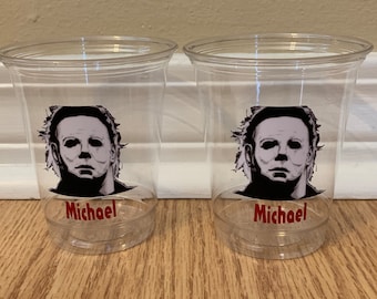 Horror Halloween party cups