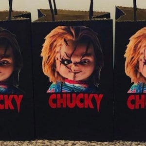 8 Chucky Party Favors Bags
