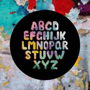 Cross stitch alphabet , Cross stitch font, , Font cross stitch pattern, cross stitch Baby, Cross stitch nursery, Cross stitch beginner