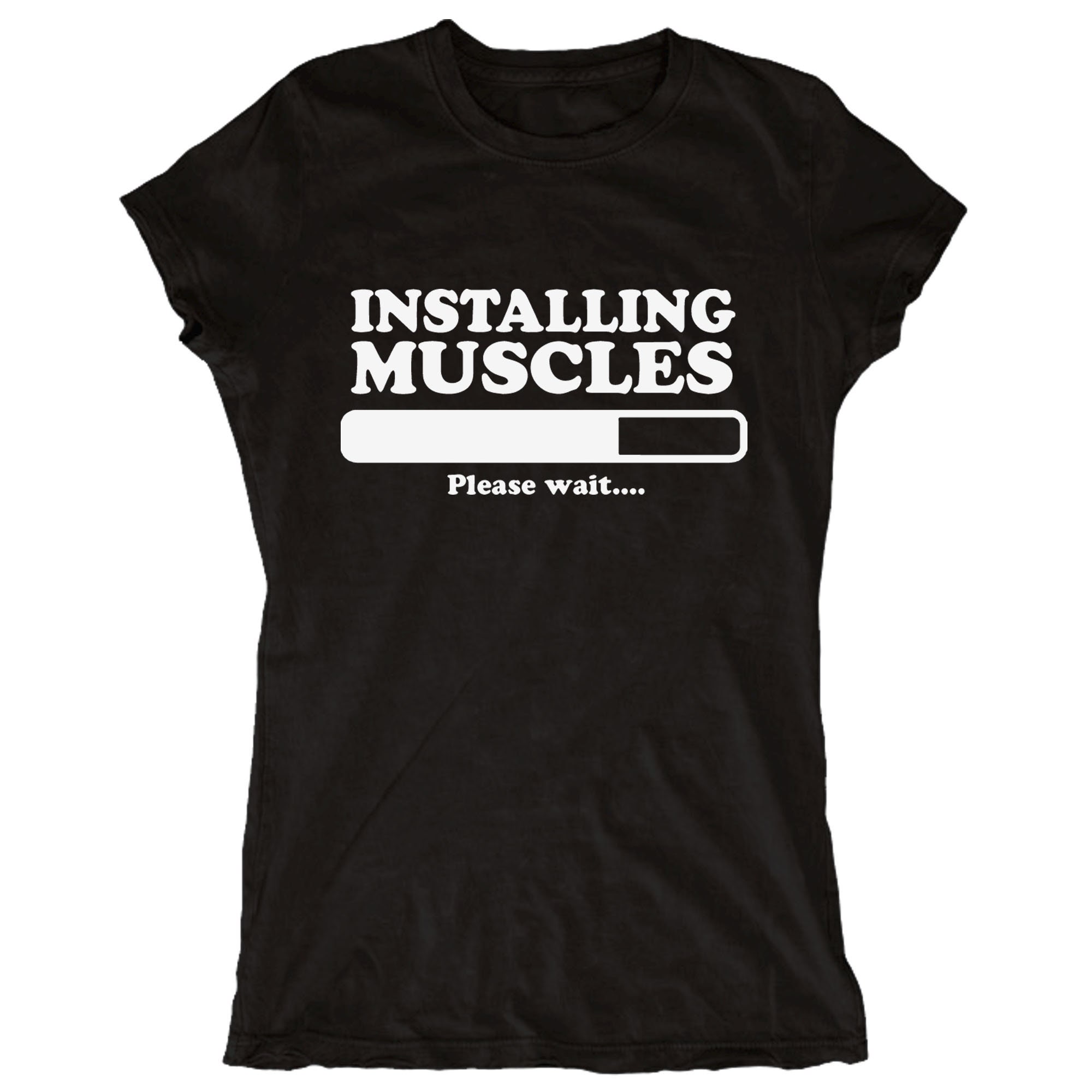 Gym Tshirt Installing Muscles Please Wait Tshirt Fitness - Etsy UK