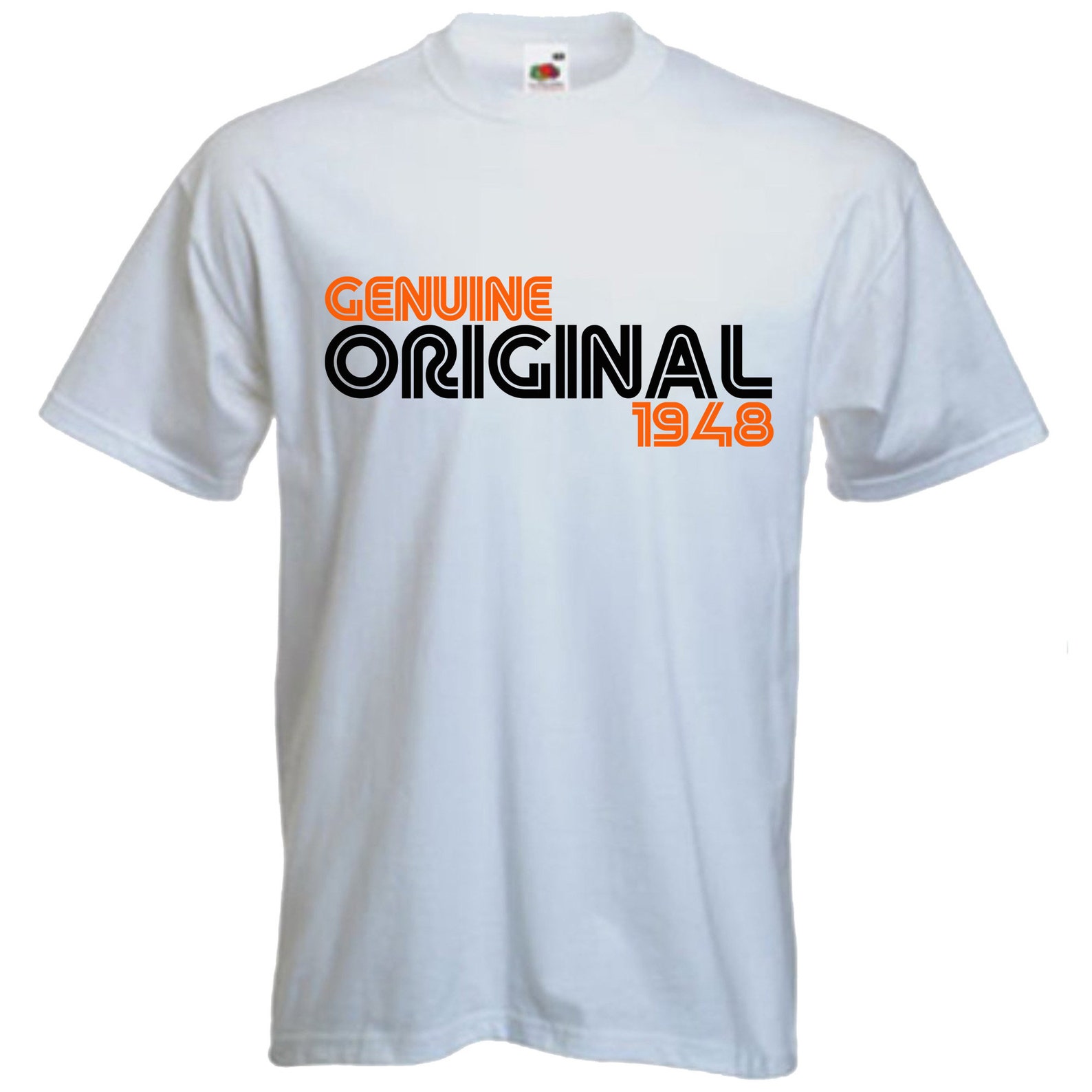 70th Birthday Tshirt Genuine Original Since 1948 Tshirt-70th | Etsy