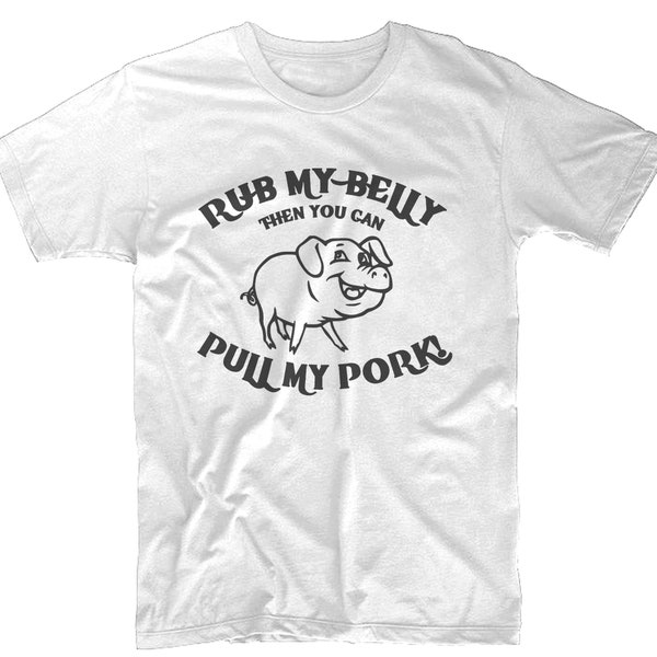 T-shirt Humour Beef Steaks "Meat Lovers" - Occasion Usé, Taille L, Vintage Années 50