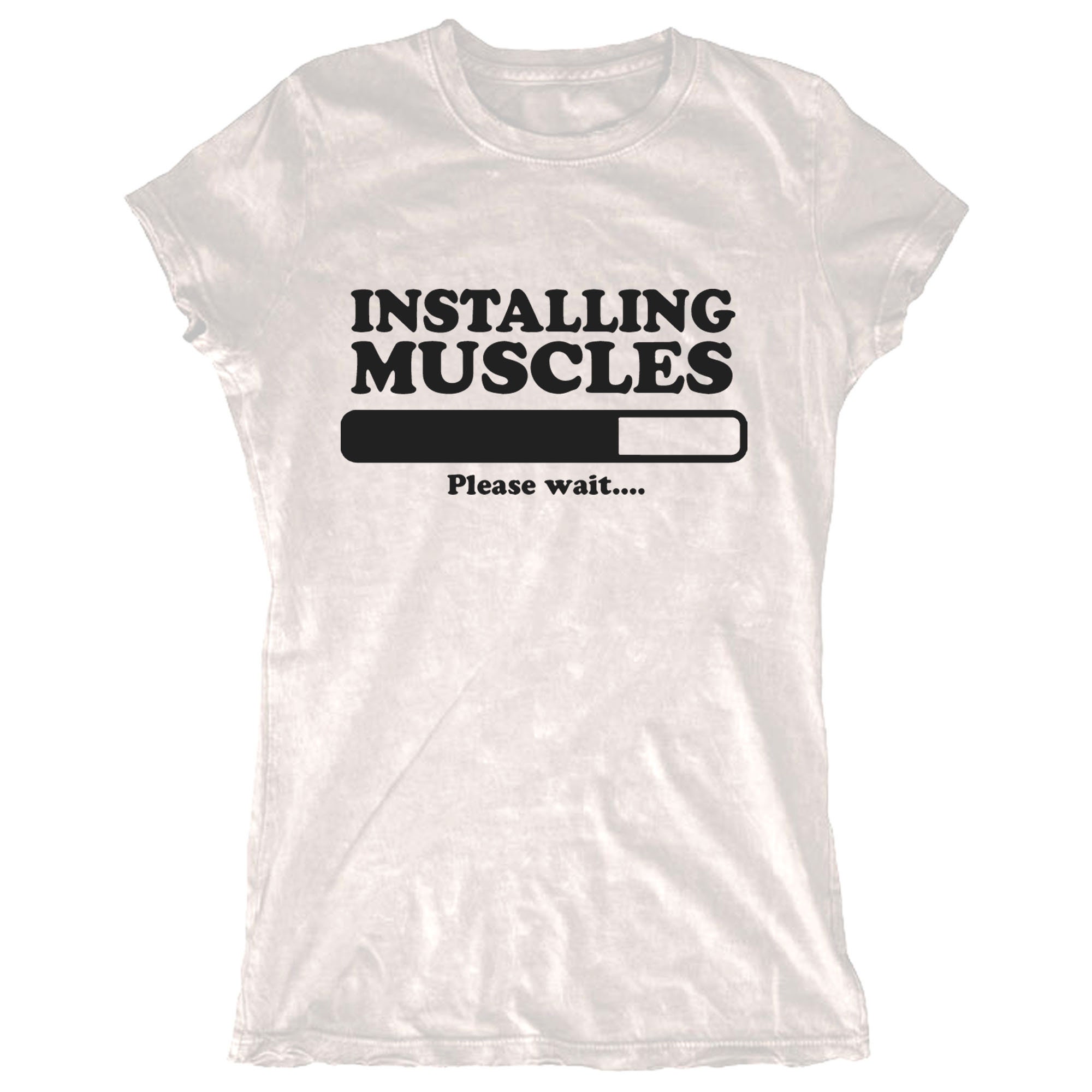 Gym Tshirt Installing Muscles Please Wait Tshirt Fitness - Etsy UK