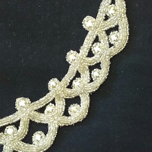 Collar con cuentas y joyas vintage, alrededor de 1950, collar vintage, collar de joyería, adorno de vestido