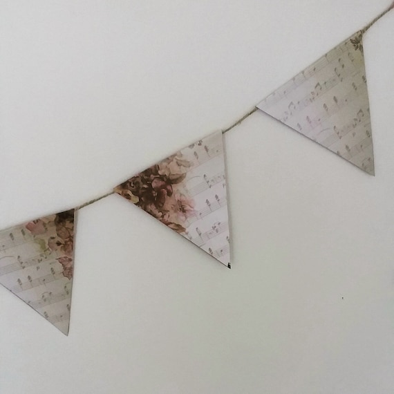 Pennants Rustic Party UK Map Bunting Garland Banner Wedding Decoration