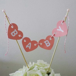 Baby Girl Topper, Baby Boy Cake Topper, Gender Reveal Cake Topper, Welcome Baby Topper, Baby Shower Cake Topper, New Baby Arrival