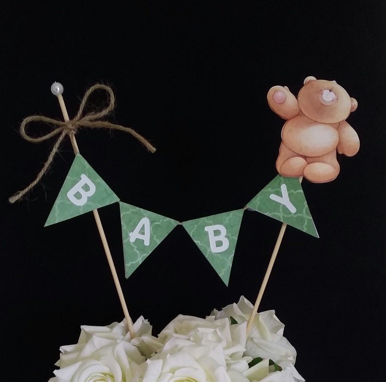 Baby Shower Cake Topper/girl or Boy Cake Topper/cake Etsy