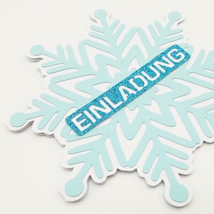 UITNODIGING SNEEUWVLOK kinderverjaardag
