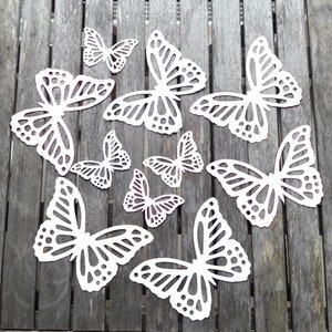 GIANT PAPER BUTTERFLIES Wall Decor, table decor, butterfly theme